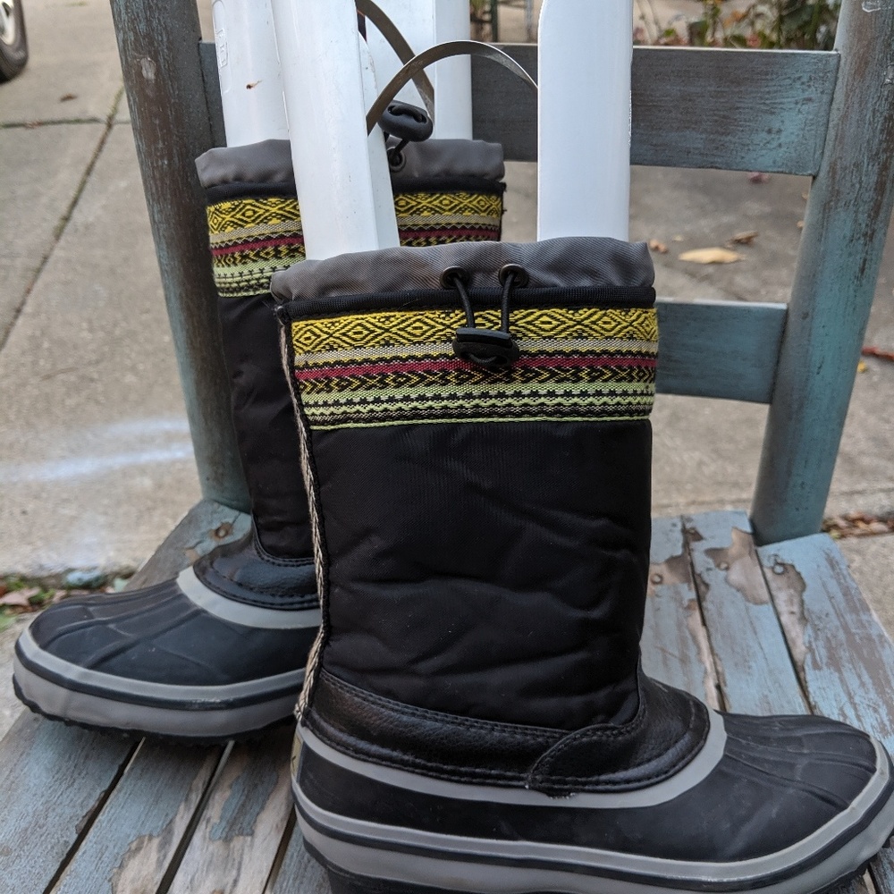 The Sak Tall Black Duck Boots Insulated Size 5M